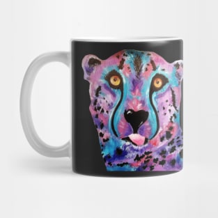 Colourful Cheetah oil painting Mug